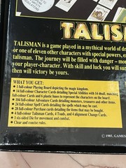 Talisman The Magical Quest Game 2nd Edition Games Workshop 1985 – COMPLETE