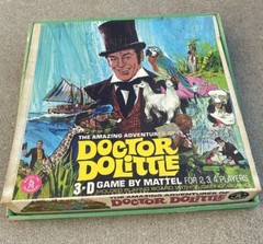 Vintage 1967 The Amazing Adventures Of Doctor Dolittle 3-D Board Game RARE Nice!