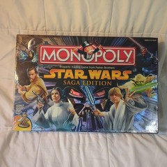 Monopoly Star Wars Saga Edition Board Game Parker Brothers 2005 Brand New Sealed