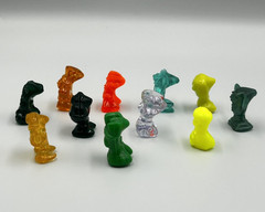 Vintage Crazy Bones Gogos 1990s Lot of 11 Figures Mix Sports Classic