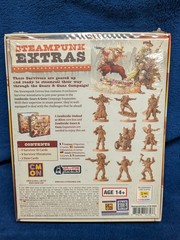 CMON Zombicide NEW Steampunk Extras Expansion SEALED Gears and Guns Kickstarter