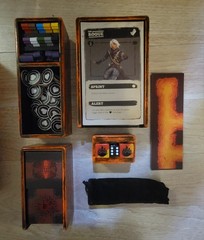 Sub Terra II Board Game + Custom Made Wooden Insert + Custom Painted Miniatures