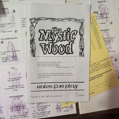 The Mystic Wood VINTAGE 1982 Board Game Avalon Hill Fantasy Adventure