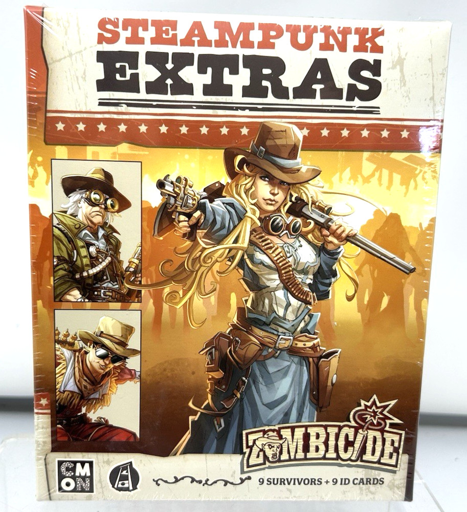 Zombicide: Undead or Alive – Steampunk Extras (Kickstarter Extras) – Brand New!
