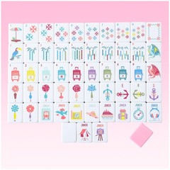 My Mahjong Trove 160 Pink Engraved 1 inches x 1 x 1 inches, 2-pink