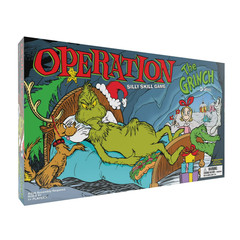 Operation Dr. Seuss Grinch Board Game Holiday Family Fun by USAopoly