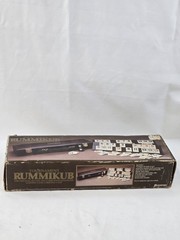 Vintage Tournament Rummikub Board Game Pressman Leather-Look Case Complete