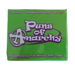 Puns of Anarchy – The Outrageous Pun-Making Party Game NEW SEALED