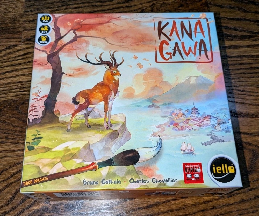 KanaGawa Japanese Board Game w/ Yokai Expansion Compete In Great Shape Artist