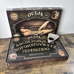 Ouija Spirit Board Game Hasbro Exclusive Edition with Real Wood Planchette