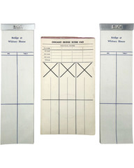 Vintage Vanderbilt Whitney Estate Set 3 Bridge Sterling Monogram Game Score Pads