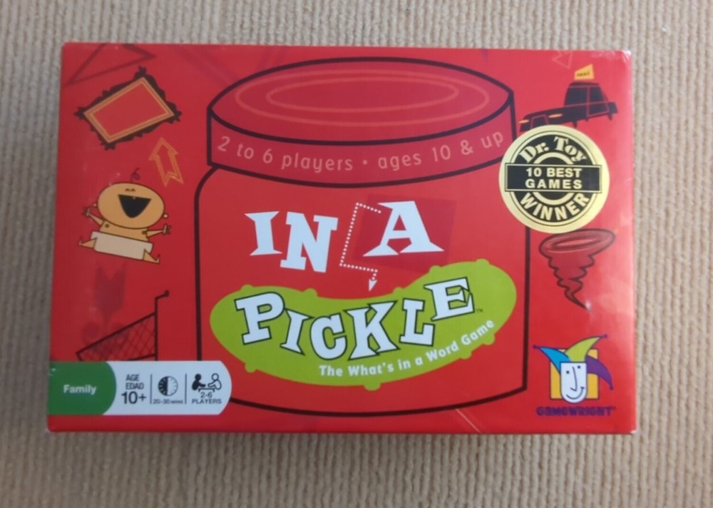 IN A PICKLE Card Game – Creative Thinking Family Fun Game – 100% Complete 2004