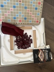 Milton Bradley 4034 Scrabble Deluxe Edition Board Game