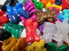 Lot of 100 Random Gogos Crazy Bones ALL gogo’s Lots Of Variety. Lot 4.9.2