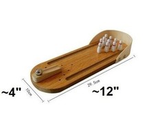 NEW Wooden Mini Desktop Bowling Game – Premium Material for Kids Great Gift Idea