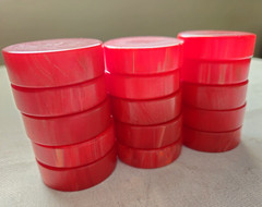 Vintage Crisloid Backgammon Bakelite Checkers 15 Red 1.5