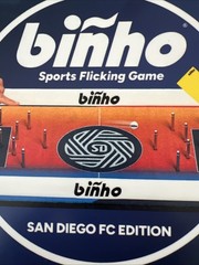 Binho Sports Flicking Game San Diego FC Soccer Pinball Board Game New
