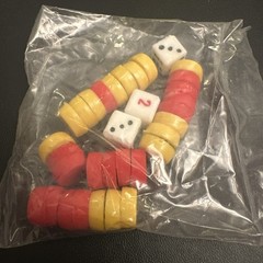 Vintage Mini Magnetic Backgammon Travel Set Pieces Sealed 5”x5.5”