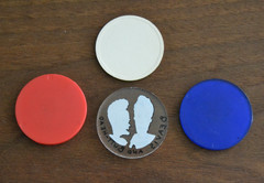 4 POGS 1990’s BEAVIS AND BUTTHEAD Plastic Slammers Vintage LOT #10