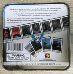 Timeline Inventions Card Game – Metal Tin – Frédéric Henry – Asmodee Family Fun