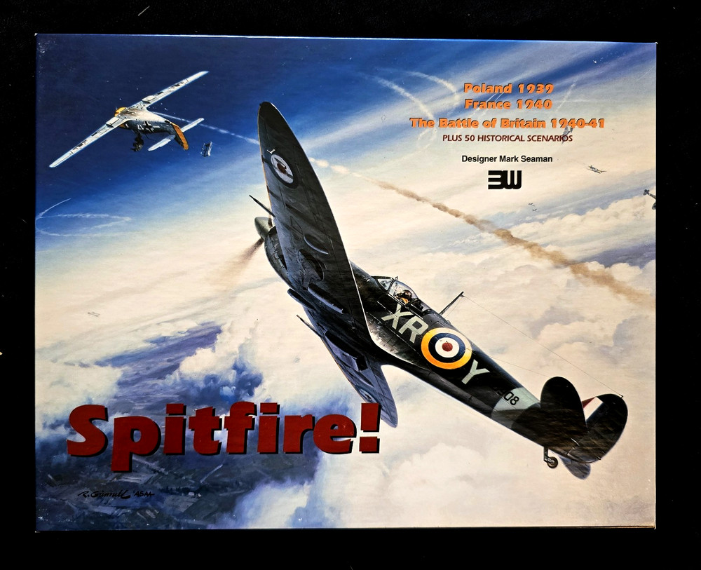 “SPITFIRE!” BOARD WAR GAME – 3W – UNPUNCHED, COMPLETE – 50+ SCENARIOS