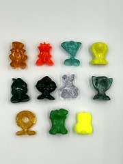 Vintage Crazy Bones Gogos 1990s Lot of 11 Figures Mix Sports Classic
