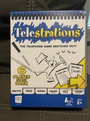 Telestrations 6 Player Family Pack Board Game New Sealed Drawing Party Game