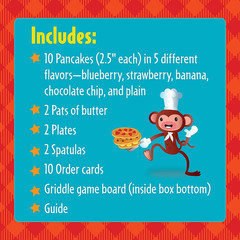 Educational Insights Pancake Pile-Up – Sequence Relay Game for Kids, Matching an
