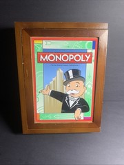 Monopoly Vintage Game Collection Edition Wooden Bookshelf Box ( Complete)