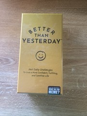 Better Than Yesterday 365 Daily Challenges Life Fullfilling Game NEW Sealed