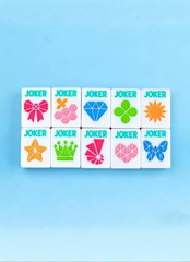 American Mahjong Tile Set 4 Layer 166 Acrylic Mahjong Tiles Engraved