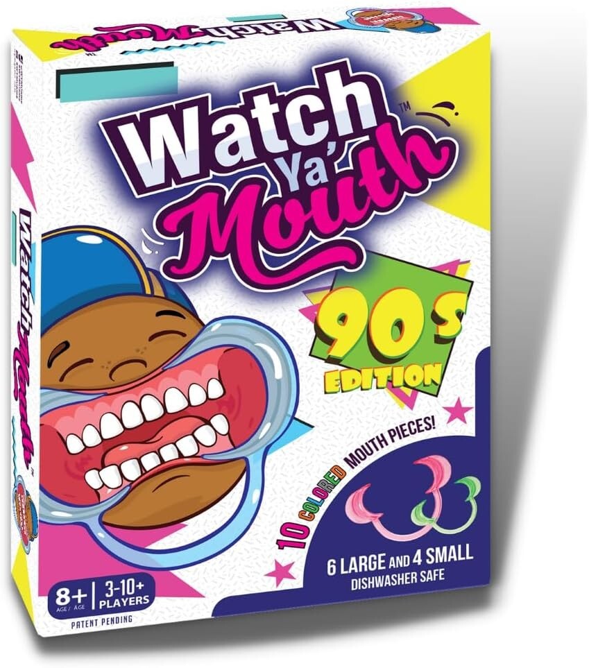 Buffalo ~ WATCH YA MOUTH 90’s Edition Party Card Game ~ Age 8+ ~ 3 to 10 Players