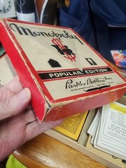 2 Vintage 1930s-1940s Monopoly Game Lot Both Sets Pre-War & Wartime Wooden Piece