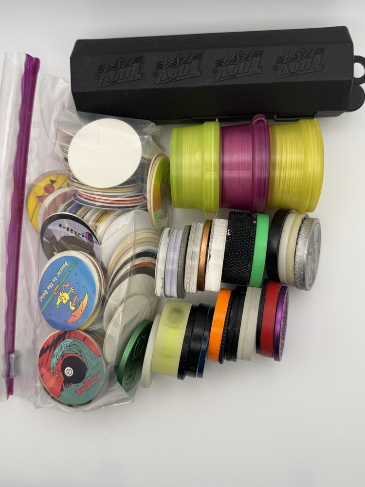 Pogs and slammers lot, Soccer, Fireworks and more.