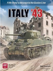 GMT Games: Italy ’43 – NEW – Fifth Army’s Advance to the Gustav Line