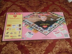 MONOPOLY I Love Lucy California Here We Come Board Game (has 6 collector tokens)