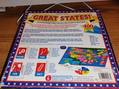 Great States US Geography Landmarks And Capitals Trivia Board Game 2010 Sealed