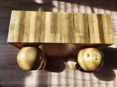 Go-board Goban with legs Traditional Japanese Board Game 5 3/8″ Thick