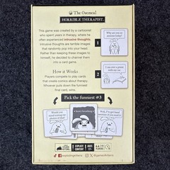 The Oatmeal Horrible Therapist Adult Card Game by Exploding Kittens – Open Box
