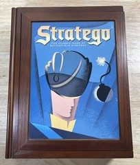 Stratego Vintage Game Collection Bookshelf Edition Wooden Box – Complete – 2005