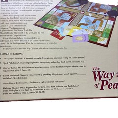 Bible Board Game The Way Of Peace Educational 12 Years And Up 2-6 Players& Teams