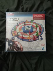 Marvel Avengers TROUBLE Board game by Hasbro Gaming COMPLETE All Pieces & Parts