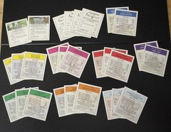 Monopoly The Simpsons 2001 28 Title Deed Replacement Game Cards