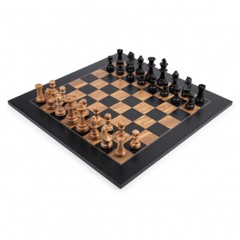 Chess Set Black Olive Deluxe – Field 50mm
