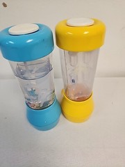 Vintage TOMY Water Games (2) Ring Toss Swordfish & Pelican Balls