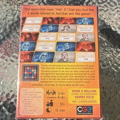 Czech Games Edition Codenames Word Game Spies 2-8+ Players Ages 10+ Sealed New!
