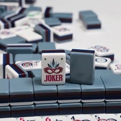 SLATE GRAY 4-Layer Acrylic Mahjong Tiles Full American Set 160 Tiles US SELLER!