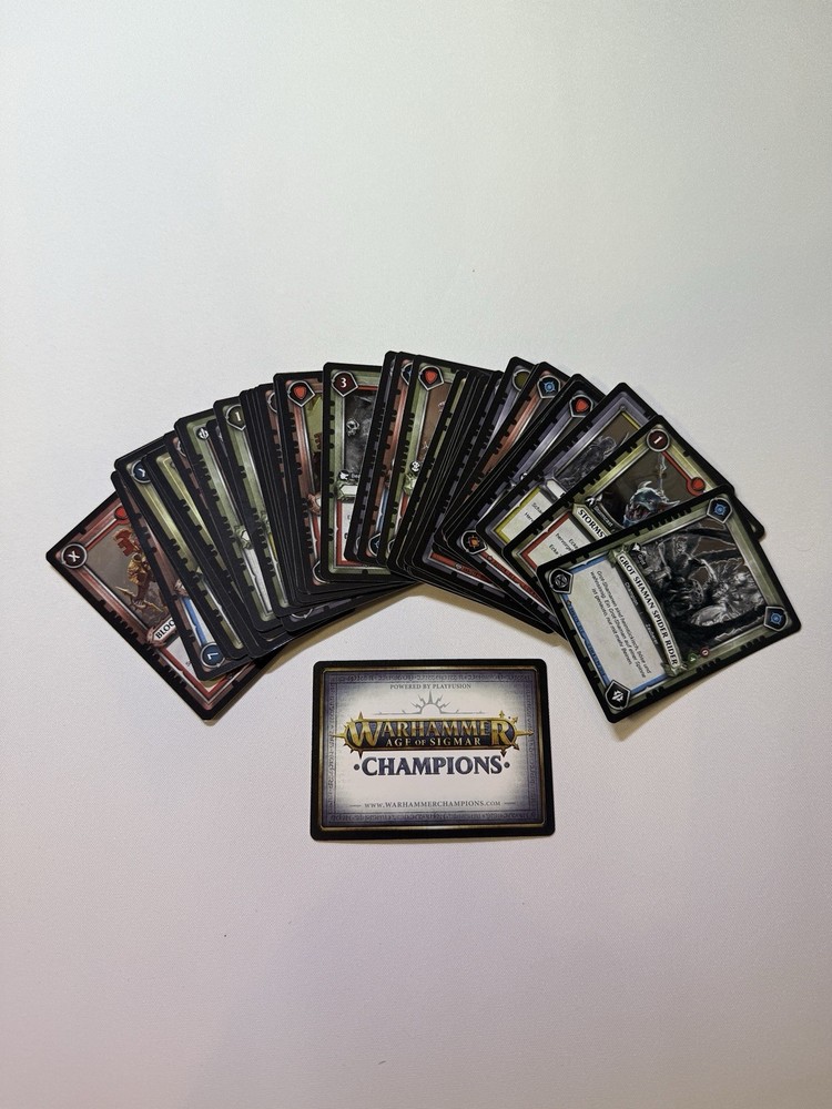 Warhammer 40k Age Of Sigmar CCG Trading Cards 49x Bulk Lot All Foils German