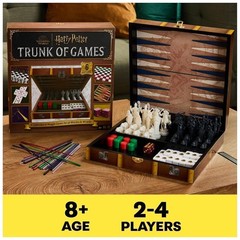 Harry Potter Wizarding World 6-in-1 Wooden Trunk Games Set (Spin Master Games)