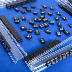 American Mahjong Tiles (1.2”,Tiles Only), 166 Mahjong Tile Set with Black Color